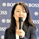 2月19日都内で発表した佐藤晃世執行役員食品事業本部ブランド開発事業部副事業部長(サントリー食品インターナショナル)