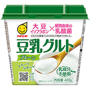 「豆乳グルト プレーン400g」(マルサンアイ)