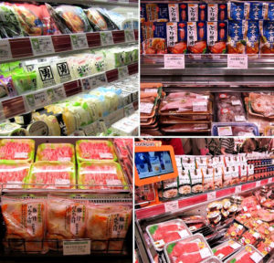 メニューを想起させる売場づくりの一例(マルエツ横浜最戸店)