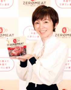 渡辺満里奈さん(ゼロミート ブランド ネクストアクション記者発表会)