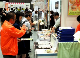 販路拡大へ地方特産品一堂に 通販食品展示商談会