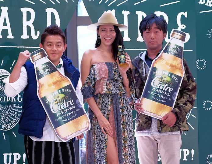 キリン ハードシードル 道端ジェシカ 井戸田潤 小沢一敬 スピードワゴン