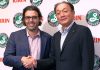 キリンビール・布施孝之社長とブルックリン・ブルワリー・ロビン・オッタウェイ社長