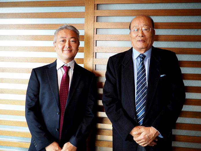 サン・メイド社 内藤副社長（左）とタント 田川社長