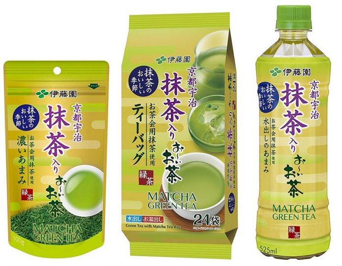伊藤園 「京都宇治抹茶入り　お～いお茶」３形態