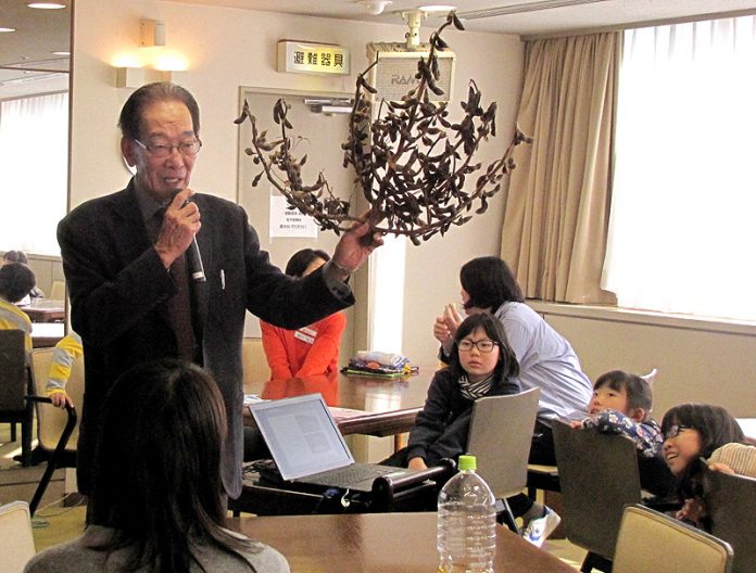小多田生産組合・元相談役 小島琢彌氏 ふじっこ　おせち教室にて