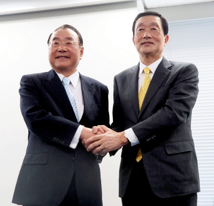 上田準二氏㊧と高柳浩二氏