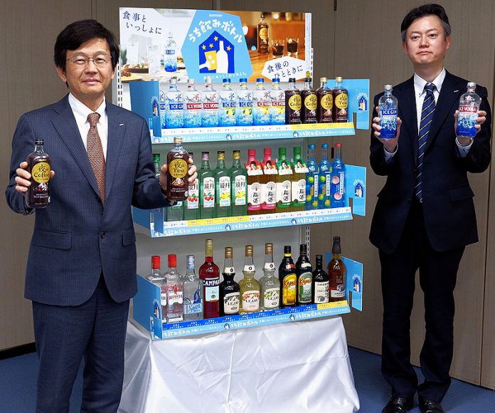 サントリースピリッツ 村上悦郎氏㊧と山本大輔氏