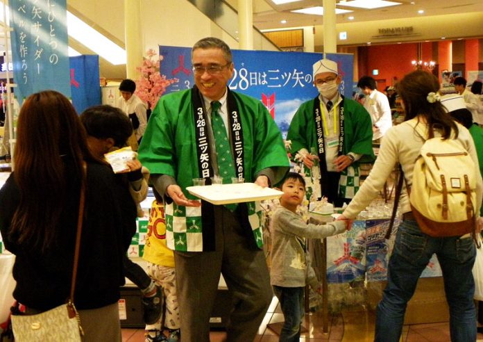 三ツ矢の日 岸上克彦社長（アサヒ飲料）