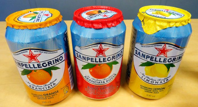 サンペレグリノスパークリングフルーツベバレッジ