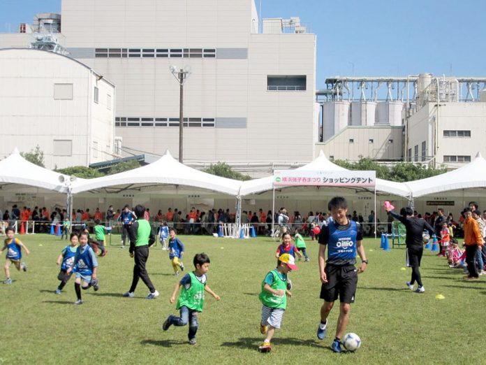 横浜Ｆ・マリノスコーチによるサッカー教室も（横浜磯子春まつり）