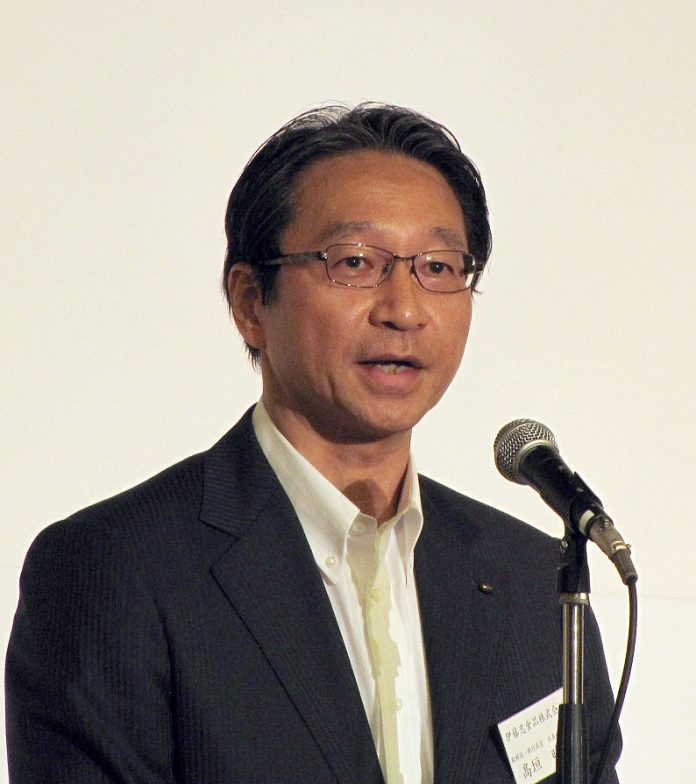 高垣晴雄次期社長（伊藤忠食品 - 関西藤友会総会）