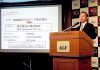 ３月の中期経営説明会で説明した品田英明社長（味の素ＡＧＦ）