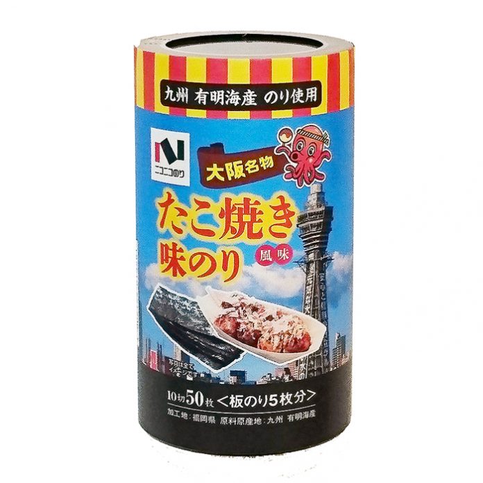 「たこ焼き風味味のり５０枚」（ニコニコのり）