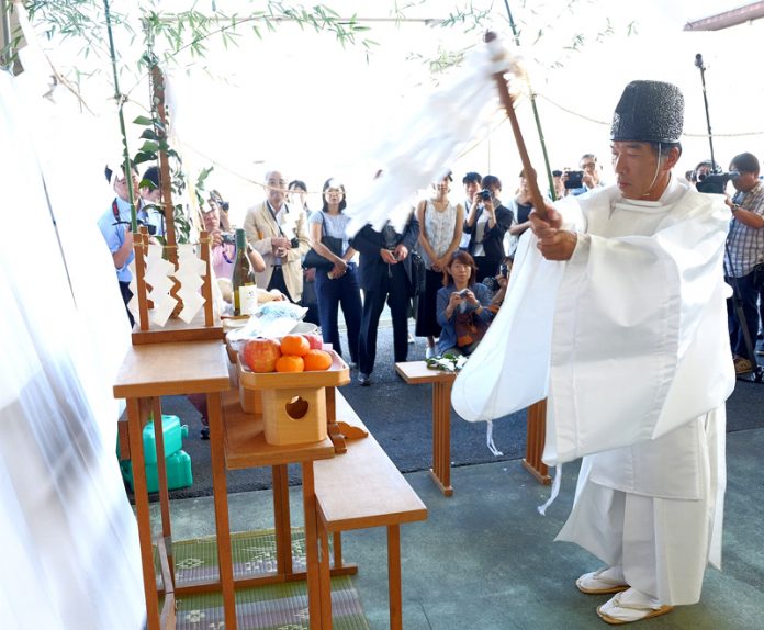 初仕込祭の様子（シャトー・メルシャン）