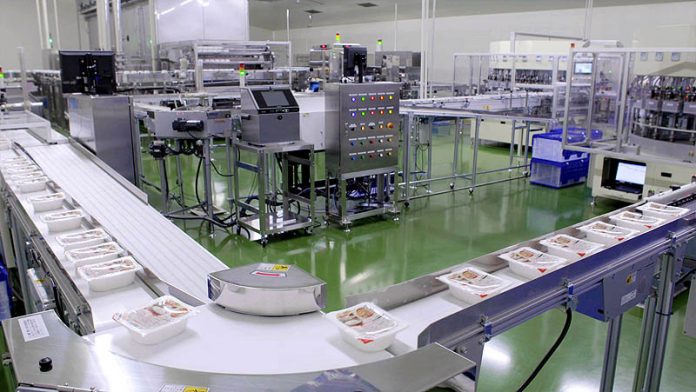 パックご飯生産ライン（アイリスオーヤマ角田工場）