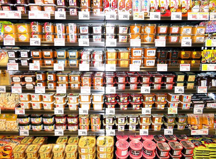 ユニー「ラ　フーズコア納屋橋店」（名古屋市）のみそ売場