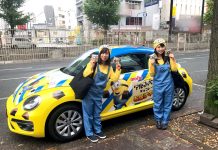 名糖産業「アルファベット」でメッセージお届け大作戦! フルラッピングしたキャラバンカー(アルファベットチョコレート・怪盗グルーのミニオン大脱走)