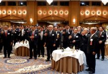 時化続く中部食品業界 存在価値発揮で勝ち残りを 5日、名古屋観光ホテルで開催された「第55回 新年賀詞交換会」(中部食料品問屋連盟)