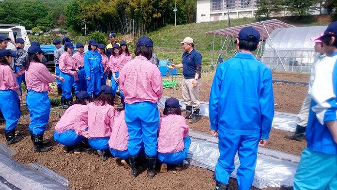 カゴメのトマト授業の風景（東日本大震災復興支援室）