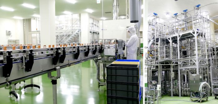 増設した新生産ライン（ブルドックソース館林工場）