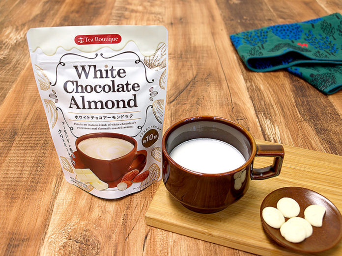 「インスタントホワイトチョコアーモンドラテ」（日本緑茶センター）