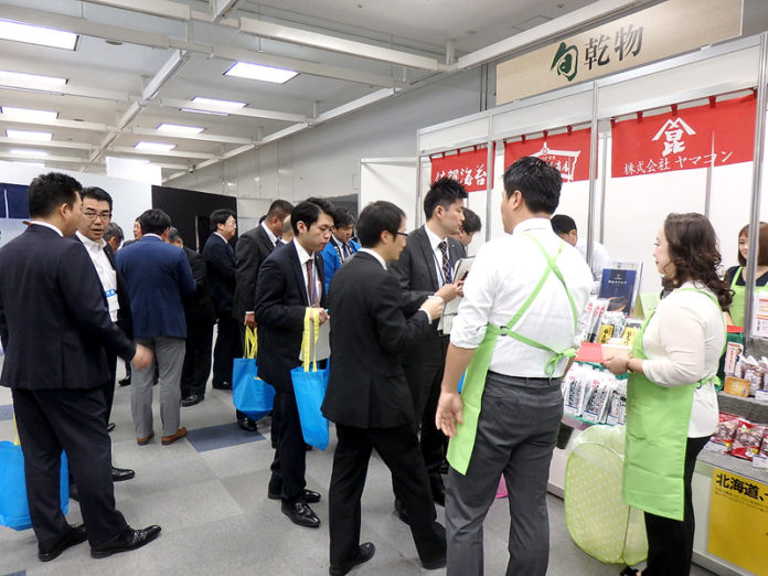 「西日本乾物・乾麺展示商談会」会場の様子（日本アクセス）