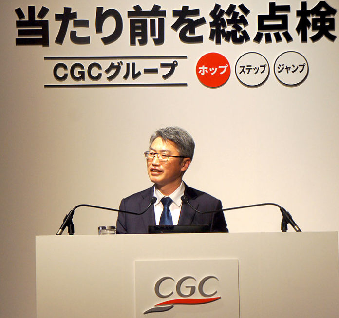 今年の方針を語る原和彦会長（ＣＧＣジャパン）