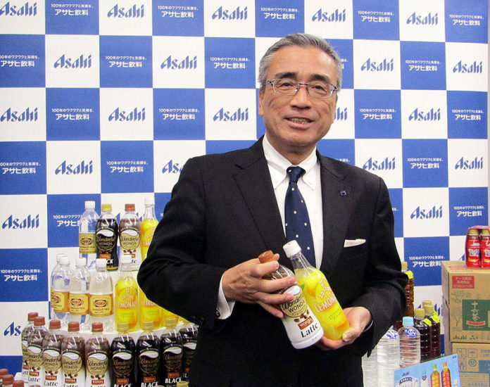 岸上克彦社長（アサヒ飲料）