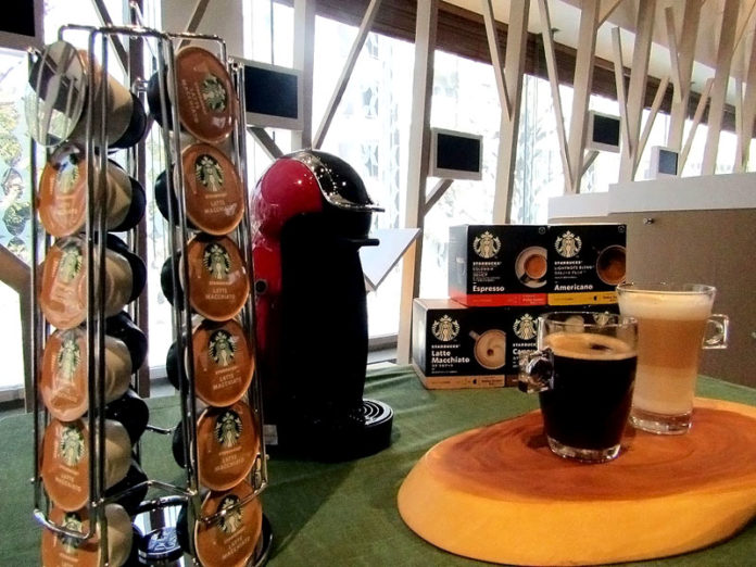 スターバックスブランドの「ネスカフェ ドルチェ グスト」カプセル（ネスレ日本）