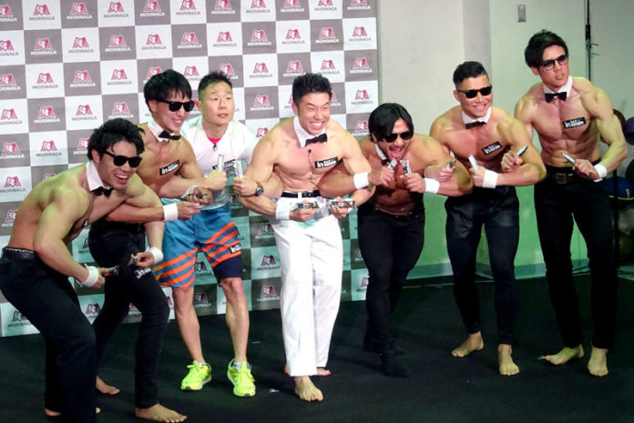 inバープロテイン ベイクドビター ＰＲイベント（森永製菓 なかやまきんに君 筋肉紳士集団ＡＬＬ ＯＵＴ）