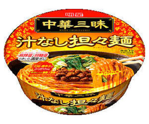 「中華三昧カップ 汁なし担々麺」(明星食品)