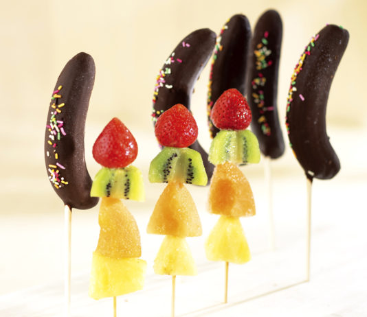 「チョコバナナ・カットフルーツ串」（高島屋 ギフト）