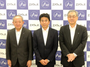(左から)町田正人氏(農業・食品カンパニー)、滝口勝寿氏(プレシア)、鹿嶋健夫氏(春雪さぶーる)