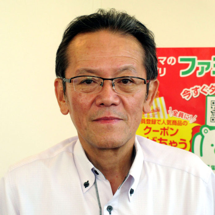 野﨑真人社長（沖縄ファミリーマート）