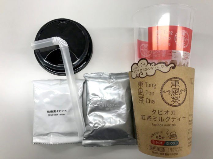 「東風茶　トウプウチャ　タピオカミルクティー」（ドウシシャ）の内容