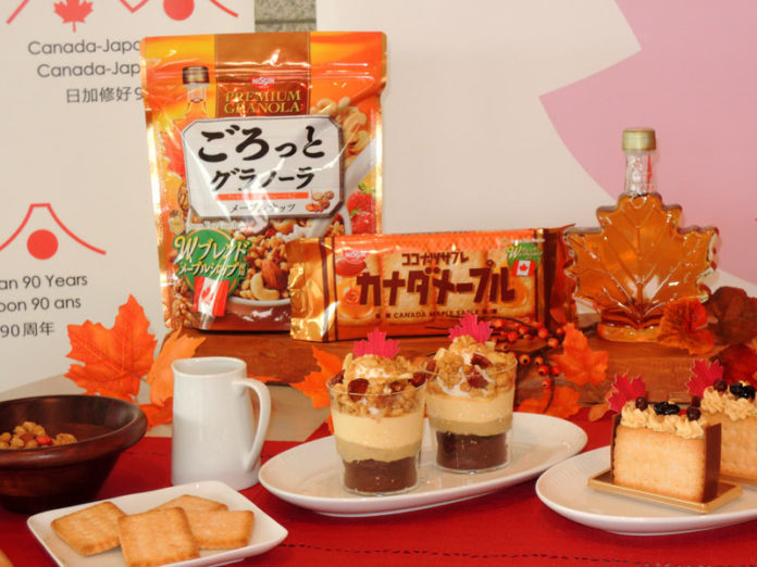 両社のコラボ商品（日清シスコ／クインビーガーデン）