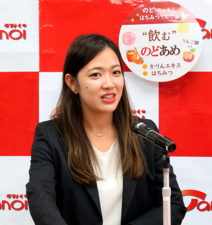 商品開発について語る近藤薫チームリーダー（タマノイ酢）