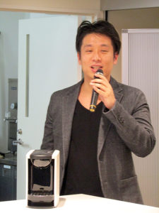 ソロフレッシュコーヒーシステムの柳原優樹社長