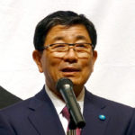 あいさつする古田肇岐阜県知事