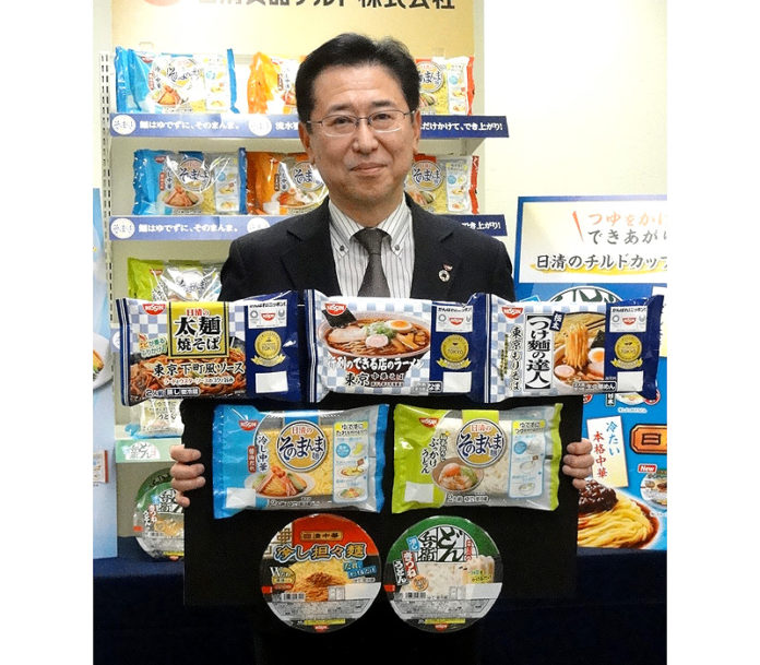 伊地知稔彦社長（日清食品チルド）
