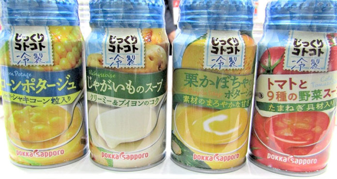 「じっくりコトコト」の冷製缶スープ（ポッカサッポロフード＆ビバレッジ）
