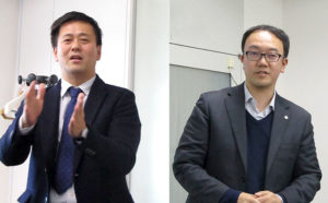 深谷龍彦氏㊧と永田真一氏(ネスレ日本)