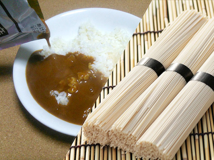 新型コロナウイルス 乾麺 レトルト食品 需要増