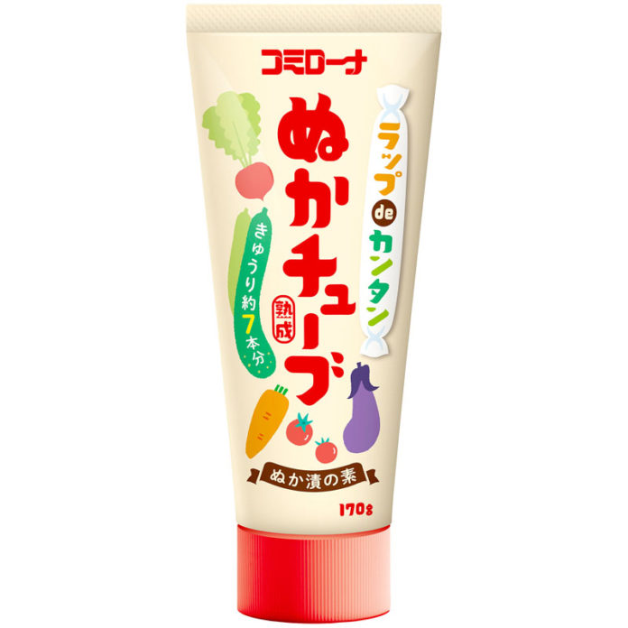 ぬか床に新機軸「ラップdeカンタンぬかチューブ」（厚生産業）