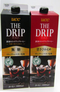 「THE DRIP」(1000㎖紙)2品(UCC上島珈琲)