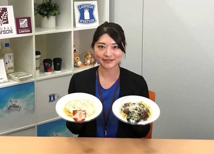「女性に選ばれるには見た目の驚きが大事」と語る小林愛花氏（ローソン）