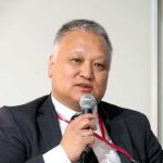 藤本明裕社長(ミニストップ)(19年3月撮影)