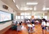 教室でオンライン見学（キユーピー 挙母工場）
