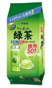 「ワンポット抹茶入り緑茶 ティーバッグ」(伊藤園)